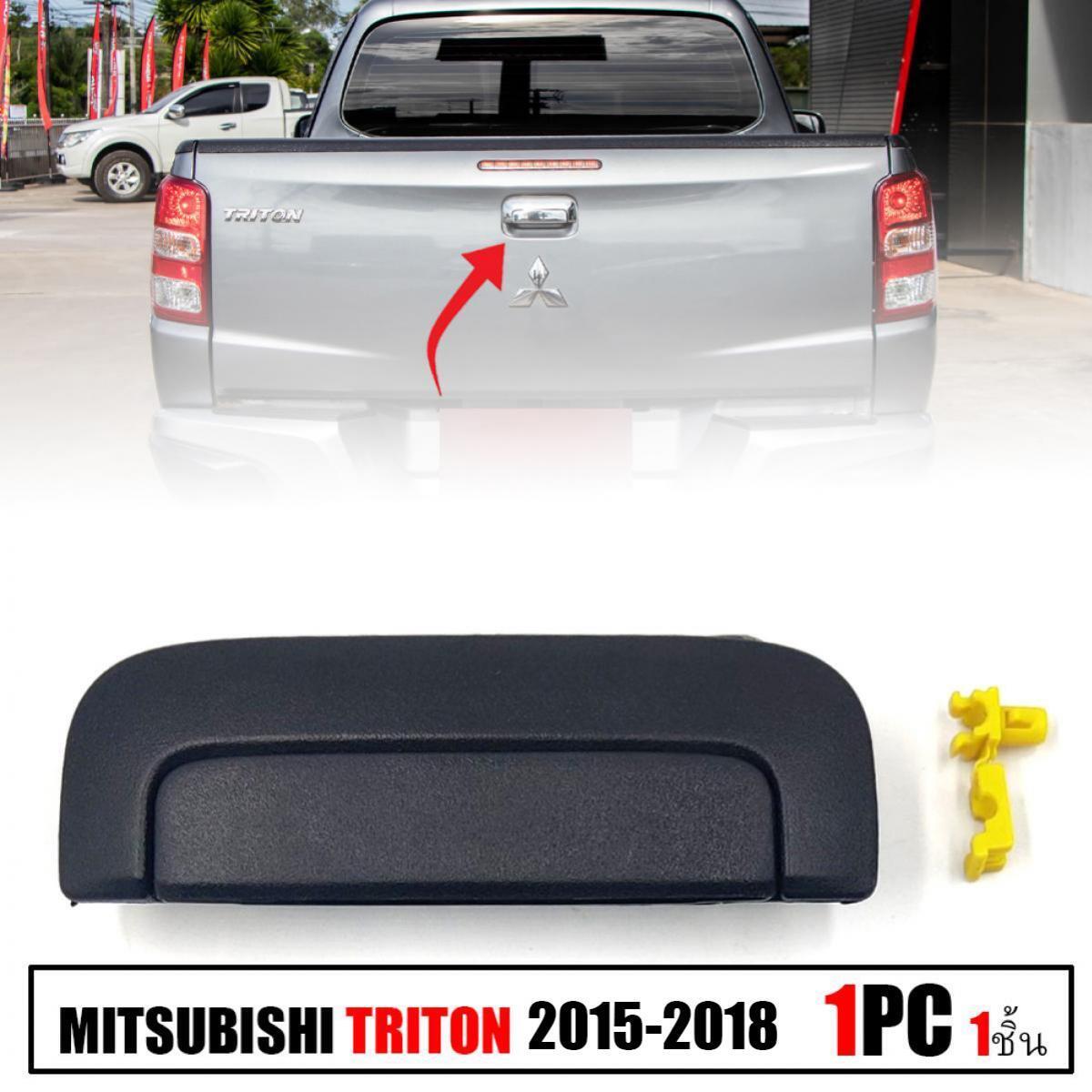 1 PC Rear Tailgate Handle Matte Black For Mitsubishi L200 Triton Pickup 2015-18