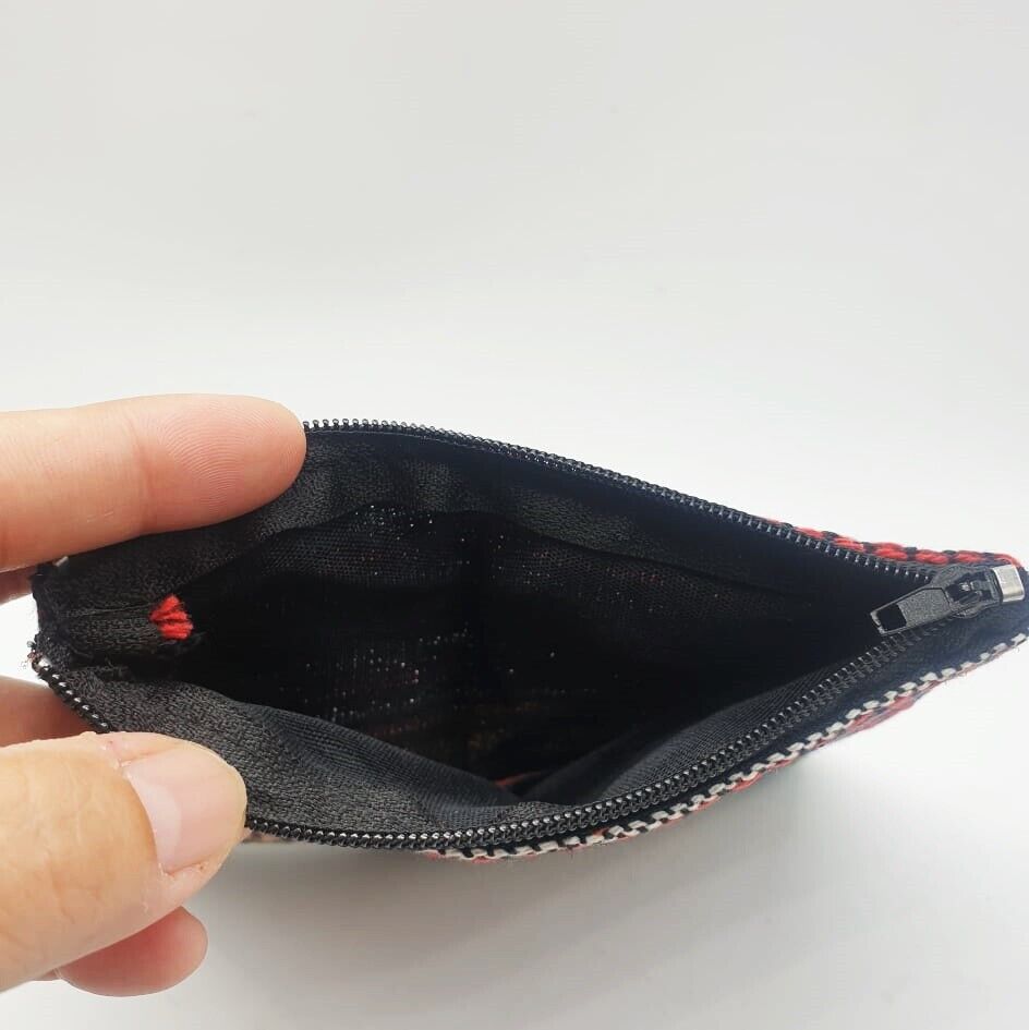 100Pcs Lot Zipper Bag Thai Bag Fabric Purse Wallet Coin Card Women Lady Bulk