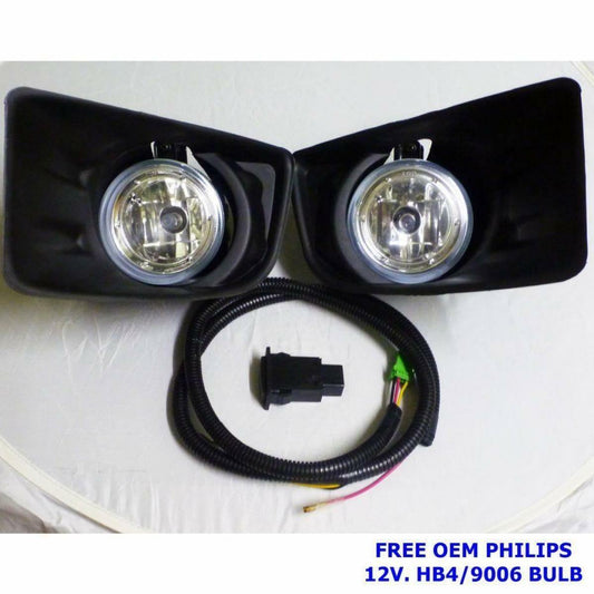 2011 12 2013 Isuzu Dmax D-Max Fog Light Kit Spotlight Driving Full Set Pair+Bulb