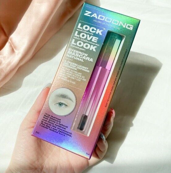 ZADOONG Mascara Eyebrows clear gel lock natural shape not sticky 3ml.