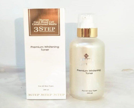 Korea 3Step Human Cord Blood Cell Premium Whitening Toner 200ml #ibea