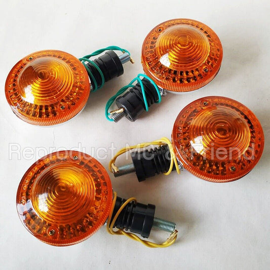 4pcs. Front & Rear Signal Winker Flasher Lamp For Yamaha RX100 RX125 RS100 RS125