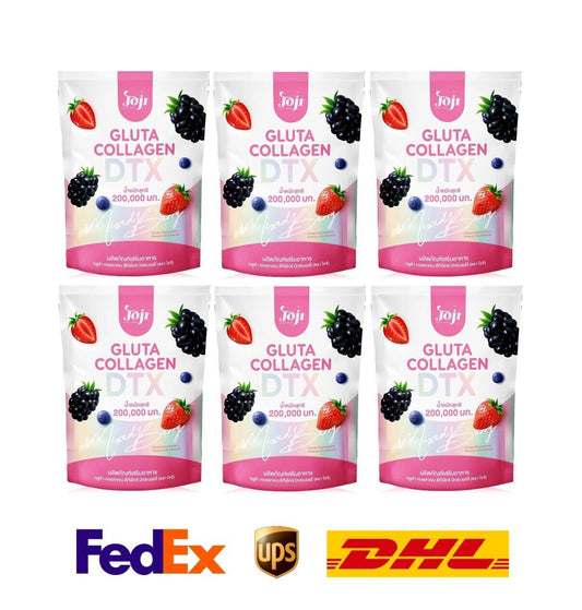 6x Joji Mixed Berry Gluta Collagen DTX Delicious, beautiful skin, easy excrete