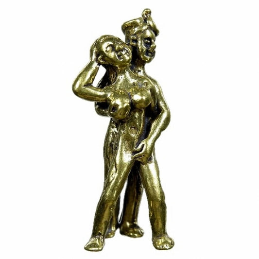 Brass Relic Talisman Trophy Magic LOVER MAN WOMAN Model Amulet Lucky Love Fetish