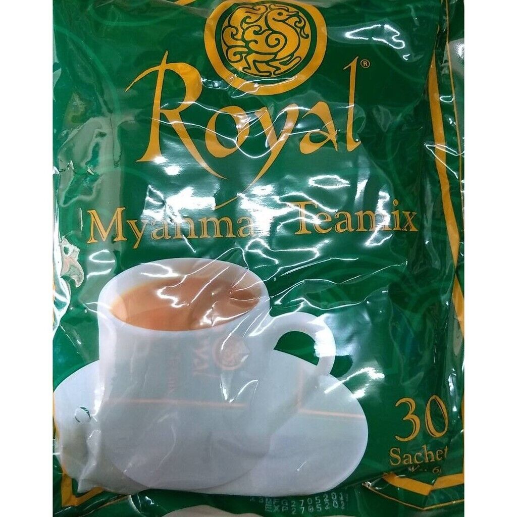 Royal Myanmar Teamix Burmese Instant Milk Tea 3 in 1 Powder Drink 30sachets