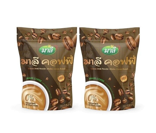 2x Malee Coffee Drink Powder 0% Sugar Delicious Intense Low calorie Healthy Slim