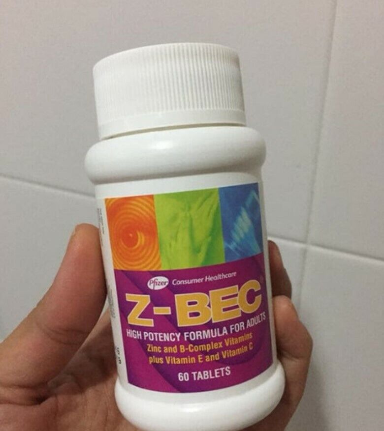 Z-BEC Multivitamins High Potency Formula For Adults Health Sleep Aid 60 Tablets