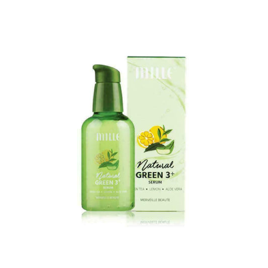 Mille Natural Green 3+ Serum 75 ml Reduce acne and dark spots