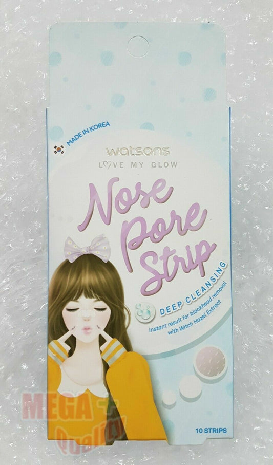 Watsons Deep Cleansing Nose Pore Strips Witch Hazel + Aloe Vera Extract 10Strips