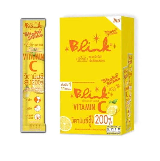 Blink Shake Shake Vitamin C Lemon Flavor fresh bright boost immunity 20 sachets