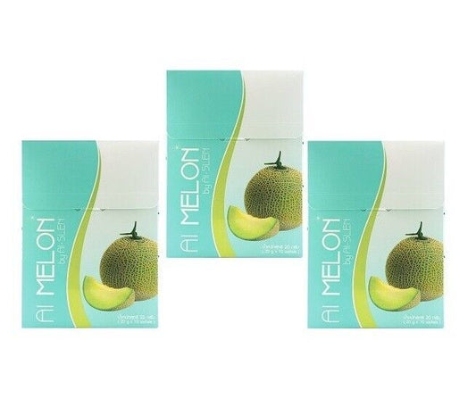 3xAI Melon Instant Drink High Fiber Detox flat belly bright skin radiant healthy