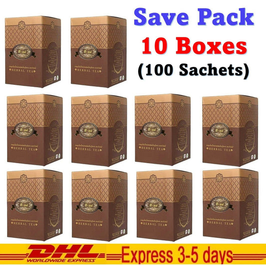 10x T-Mixed Herbal Tea Natural for Good Health (100 Sachets)