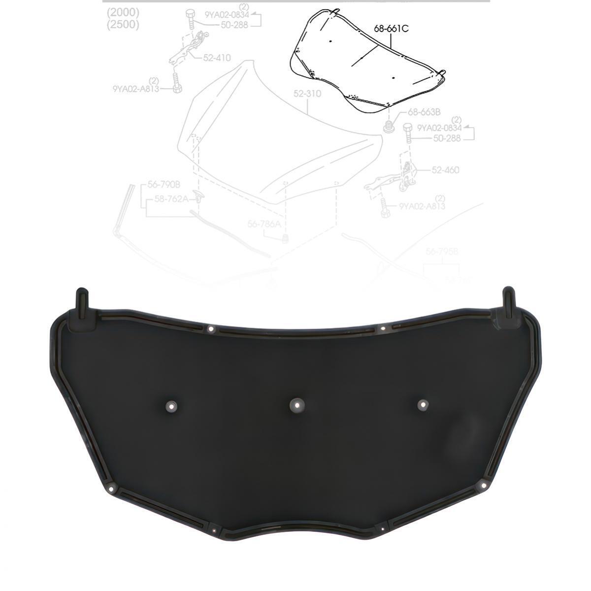 Front Hood Bonnet Heat Shield Insulator FIT Mazda3 2010-2013 BL Sedan Hatchback