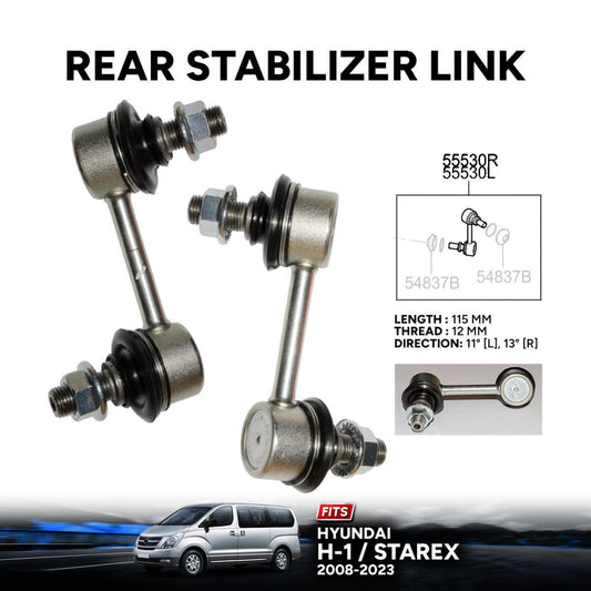 2 PCs Rear Stabilizer Sway Bar Link For Hyundai H-1 Starex iLoad iMax 2008-2023