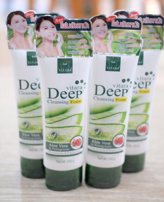 5x Vitara Foaming cleanser deeply cleanses increase moisture clarity Face