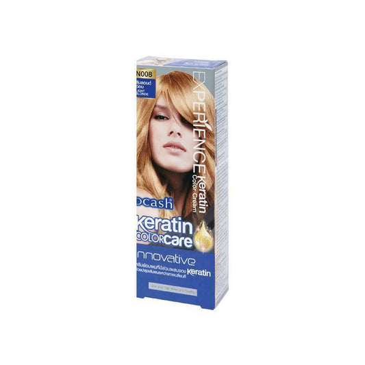 Dcash Experience Keratin Color Cream N008 Light Blonde 100 g soft smooth hair
