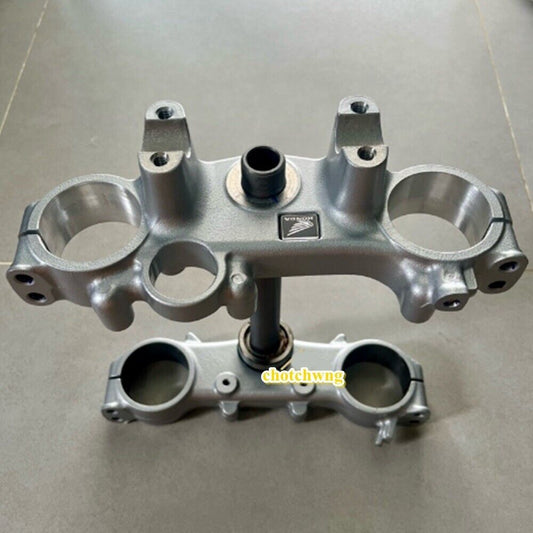 Triple Clamps Honda CRF 250 Genuine Tree Bar Mount Silver Motocross Motorcycle