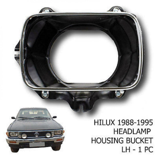 Toyota Pickup 1988 - 90 92 95 Headlight Housing Lamp Backing Plate Trim Mk3 Left