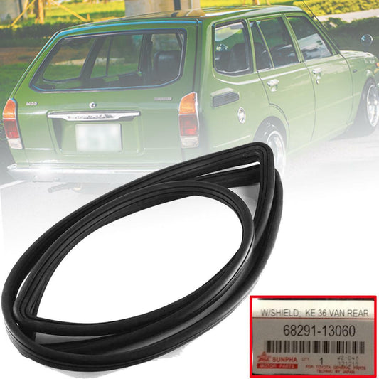 Rear Windshield Weatherstrip Rubber Seal For Toyota Corolla KE36 KE38 TE38 Wagon