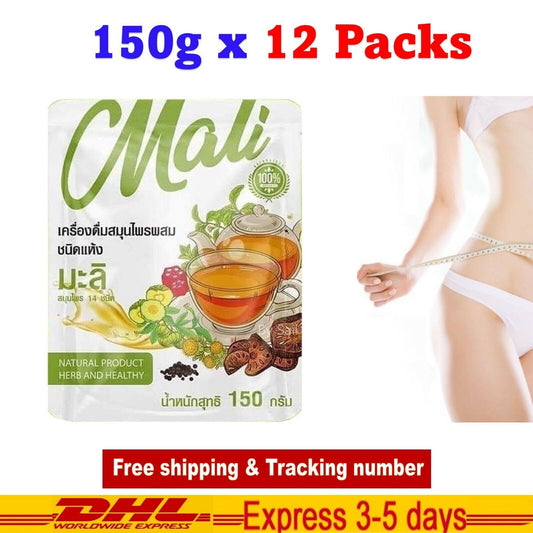 12x Mixed Herbal Tea Mali Organic Reduce Fat Accelerate Metabolism Detox Health
