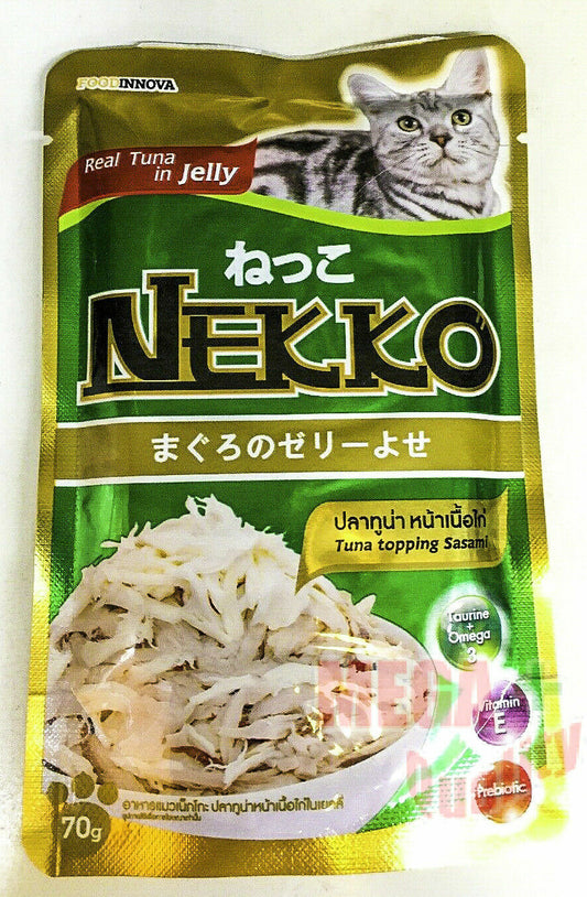 Cat Food Wet Tuna Sasami Nutrition Meal Enriched Vitamins E Minerals Shiny Coat