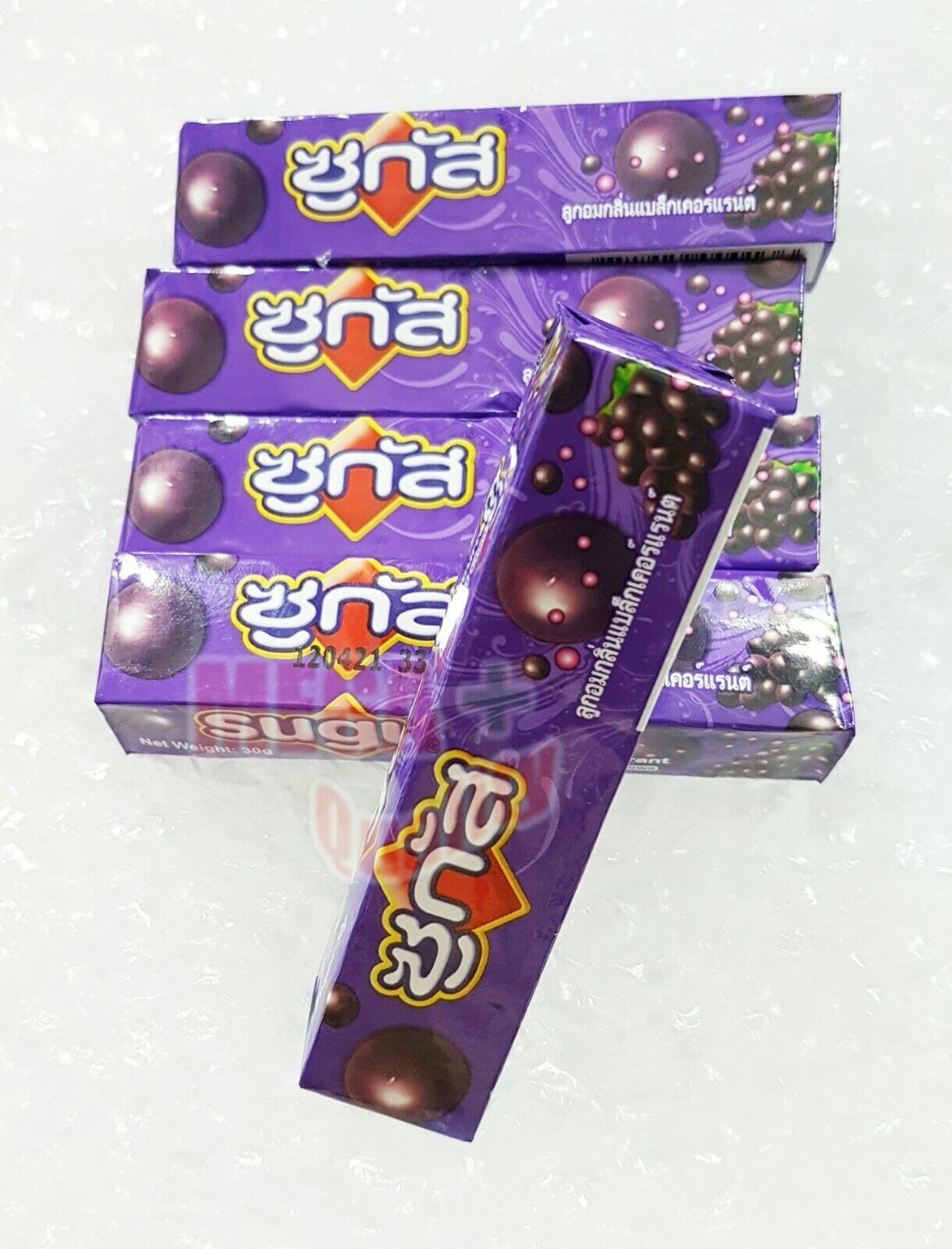 10 pack Sugus Blackcurrant Flavoured Chewy Sweet Candy Fruit Juice Fun Chewy 30g