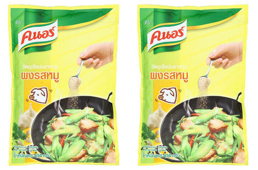 2 x KNORR BASIC SEASONING Powder Pork Flavour 450 g. Thai Stir Fried Salad