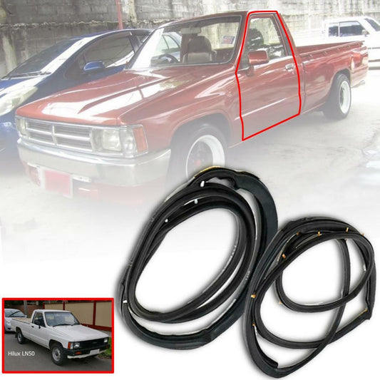 Weatherstrip Door Rubber Seal For Toyota Hilux Ln50 Ln56 Rn55 Pickup 1984-1988