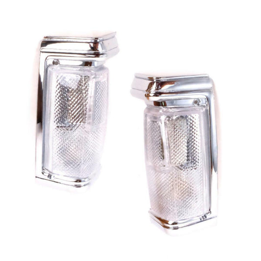 Side Corner Lamp Light Pair For Nissan Navara Frontier D21 Pickup 1986-1996