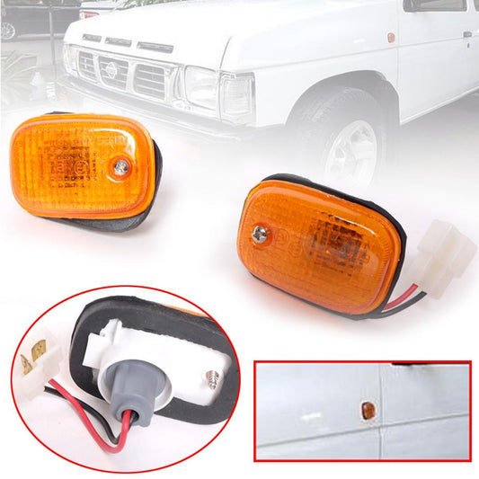 Side Marker Lamp Turn Signal Light Pair Fit Nissan Frontier D21 Big-M 1987-1997
