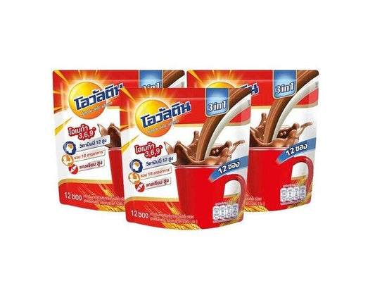 Ovaltine 3in1 Chocolate Malt Flavor Beverage intense delicious Hot & Cold