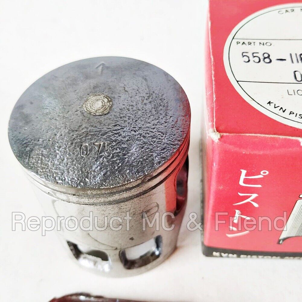 Yamaha DT100 (1976-1980) MX100 (1979-1983) Piston & Rings OS 0.75 (Dia=52.75mm.)