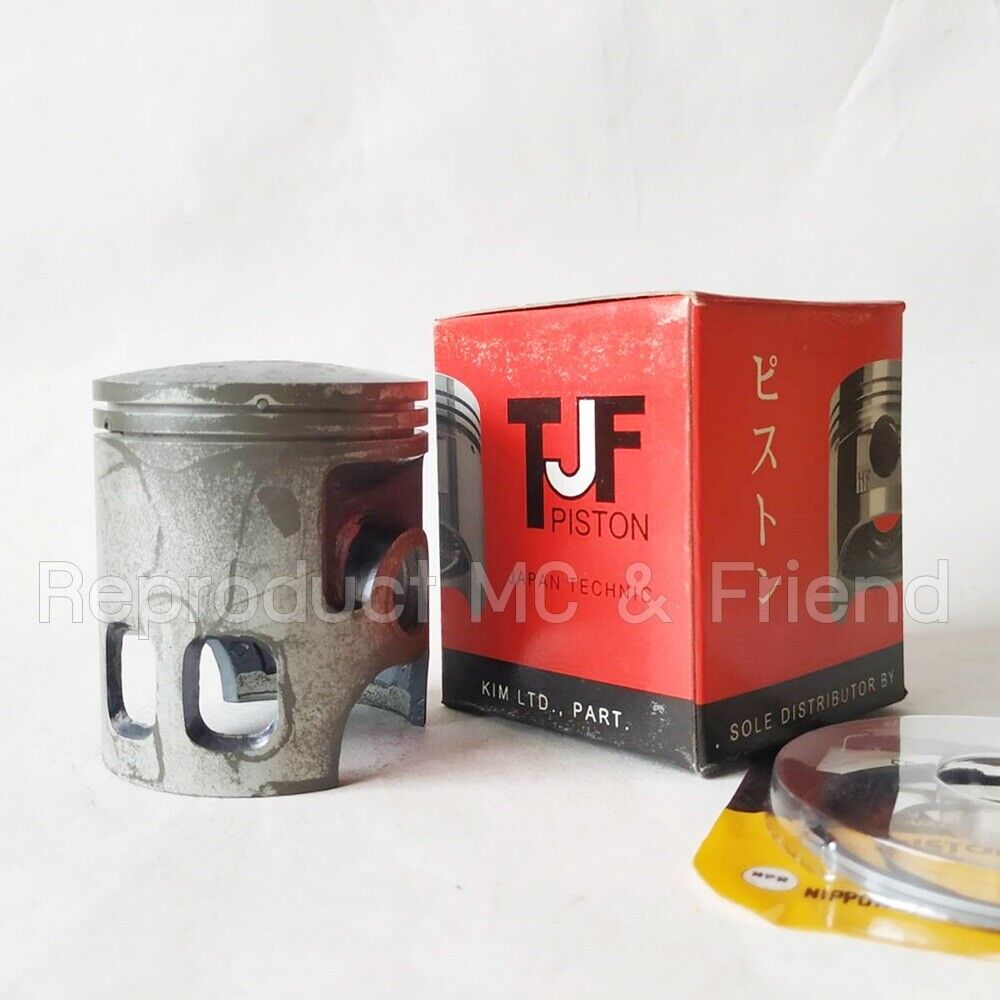 Yamaha DT100 ('76-'80) MX100 ('79-'83) Piston & Ring Set OS 1.25 (Dia=53.25mm.)