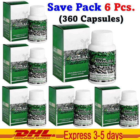 6 x Aimmura Extract from Black sesame Innovation of Dietary Supplement Capsule