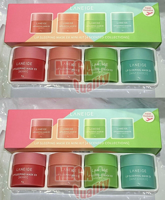 2 set of Laneige Lip Sleeping Mask Mini Kit [4 Scented Collections] 8 g x 4