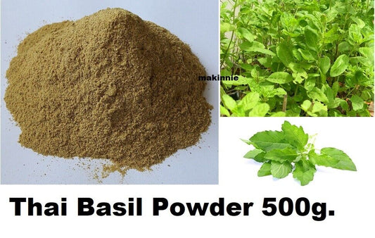 Dried Thai Basil Powder Herbal Cook Beverage Tea Thai Herb Cooking Natural 100%