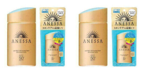 2 x Anessa Perfect UV Sunscreen Skincare Milk SPF50+ PA++++ 20 ml.