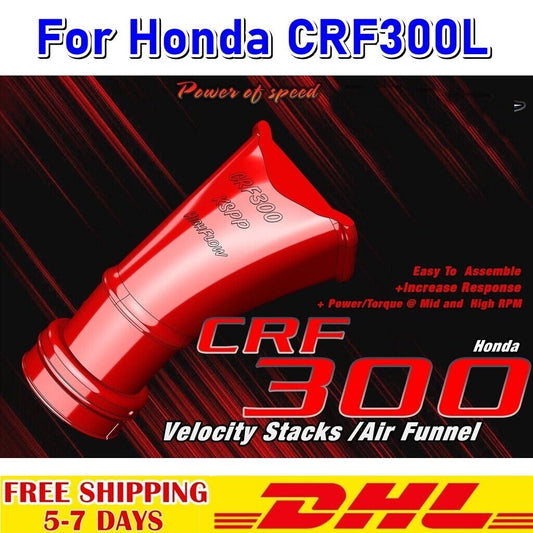 PERFORMANCE Carburetor AIR INTAKE Pipe VELOCITY STACK FOR HONDA CRF300L CRF300