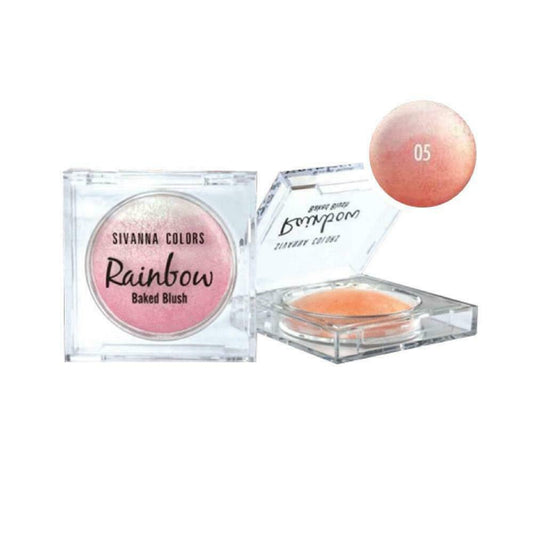 SIVANNA COLORS Rainbow Baked Blush HF370 #5 12 g 0.42 oz texture is soft