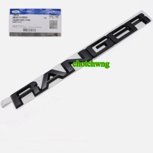 3D logo attached back length 27cm Genuine Ranger XLT Raptor Wildtrak Black