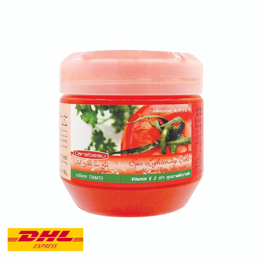 Carebeau Tomato Spa Lightening Salt Body Scrub Radiant Skin Nourishing 700g