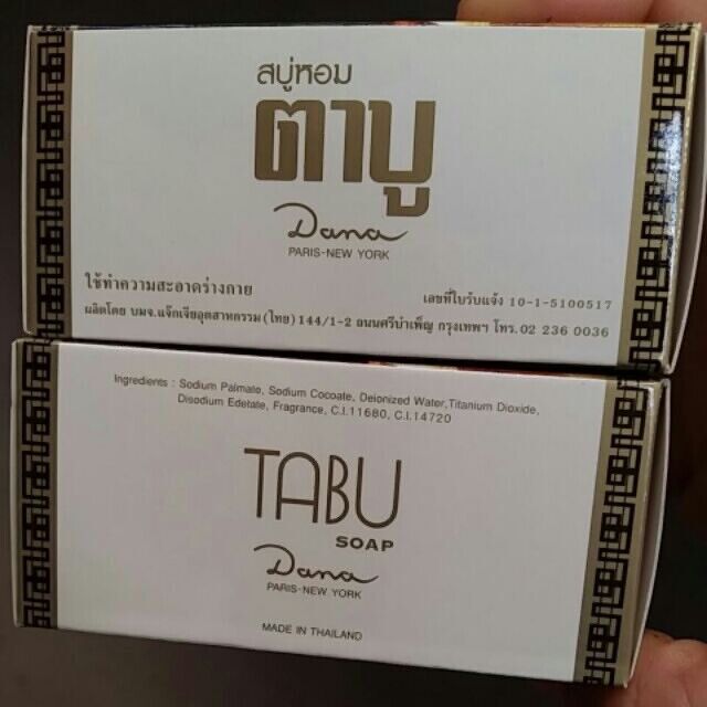 10x TABU Bar Soap Dana Perfumed Seductive Cleansing Body Fragrance Aromatic 90g