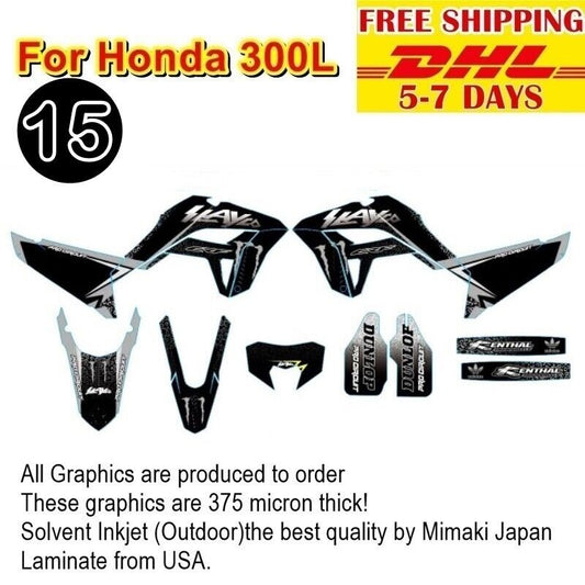 T6 Motocross Graphics Stickers Kit For Honda CRF300L Whole Bike Decals kits New