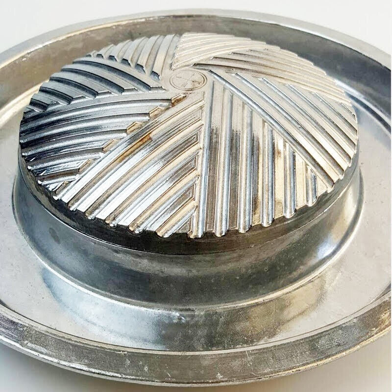 Thai Korean BBQ Grill Pan 12" Easy Cleaning Aluminium Charcoal Gas Stove Picnic