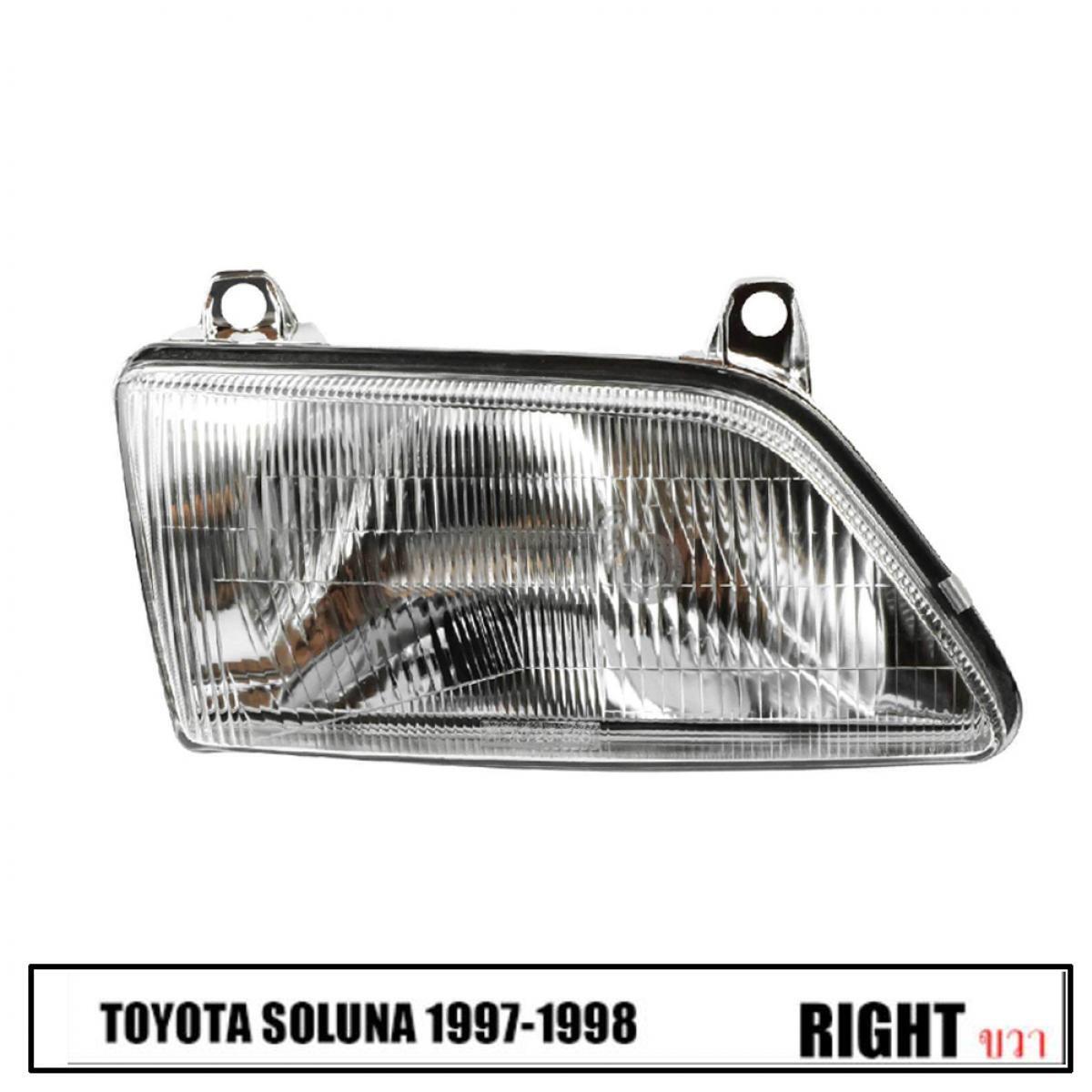 Head Light Front Lamp LH RH Pair For Toyota Soluna AL50 1996 1997 1998 Sedan