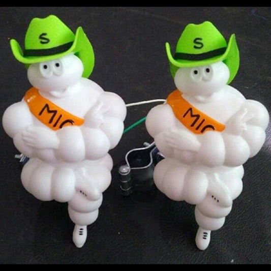 2X5" MICHELIN MAN DOLL VINTAGE TIRE FIGURE BIBENDUM ADVERTISE TRUCK COLLECTIBLE