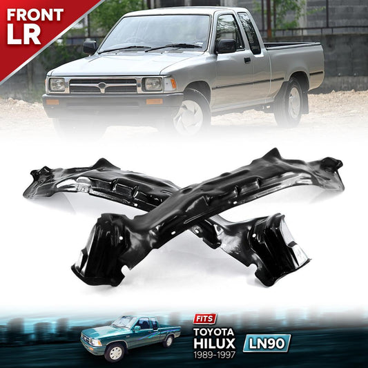 Plastic Inner Fender Liner Front Pair LR For 1989-97 Toyota Pickup LN90 Xtra Cab