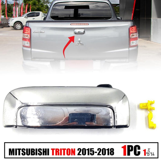 Rear Tailgate Handle Chrome For Mitsubishi L200 Triton Pickup 2015-2018
