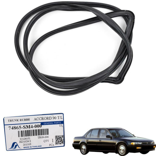 Trunk Rubber Lid Luggage Seal Rear For Honda Accord 1990 91 92-1993 DX EX Sedan