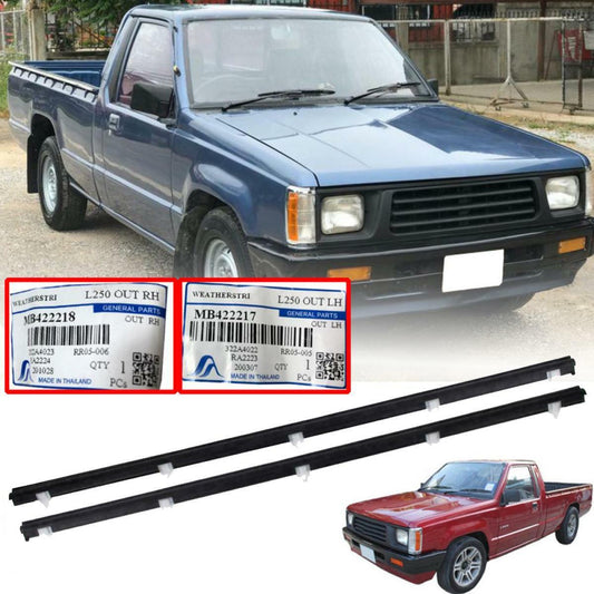 Door Belt Weatherstrip Outer For Mitsubishi Mighty Max L200 Dodge Ram 50 1986-97